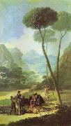 Francisco Jose de Goya Fall (La Cada) oil painting on canvas